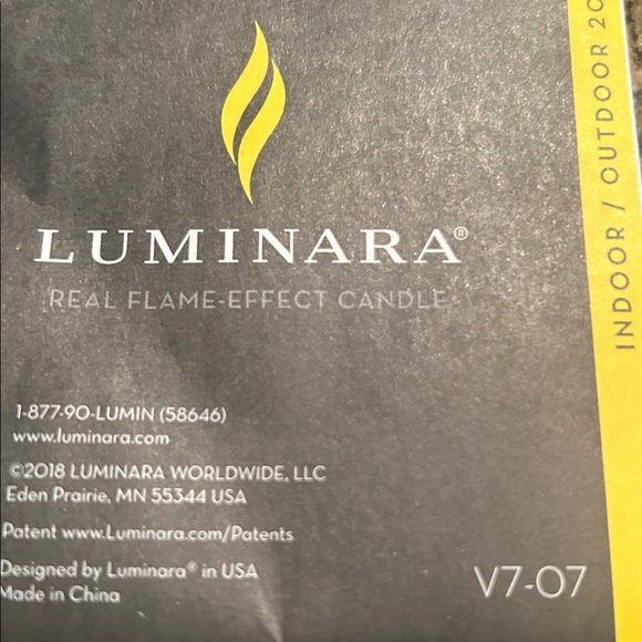 Luminary 3” x 5” Flameless Candle NWT - Picture 3 of 5